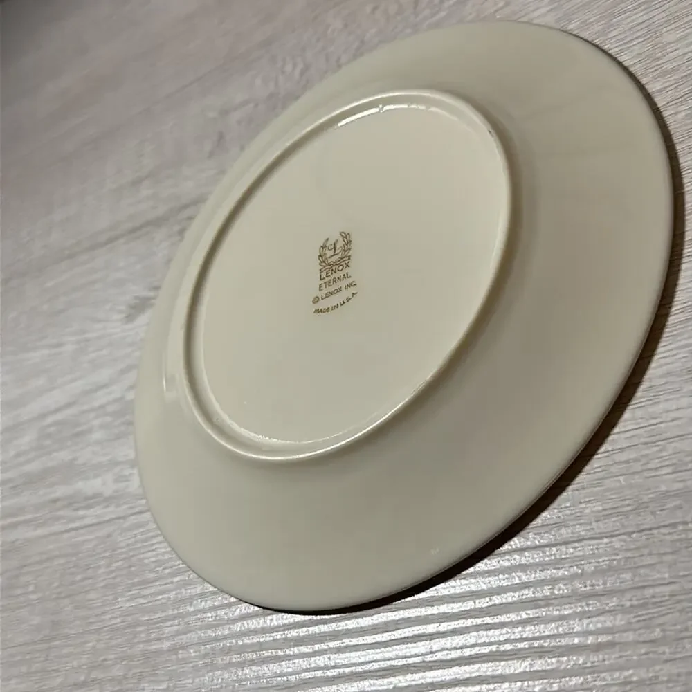 Gold Trim Lenox Eternal 6.5 Inch Plate